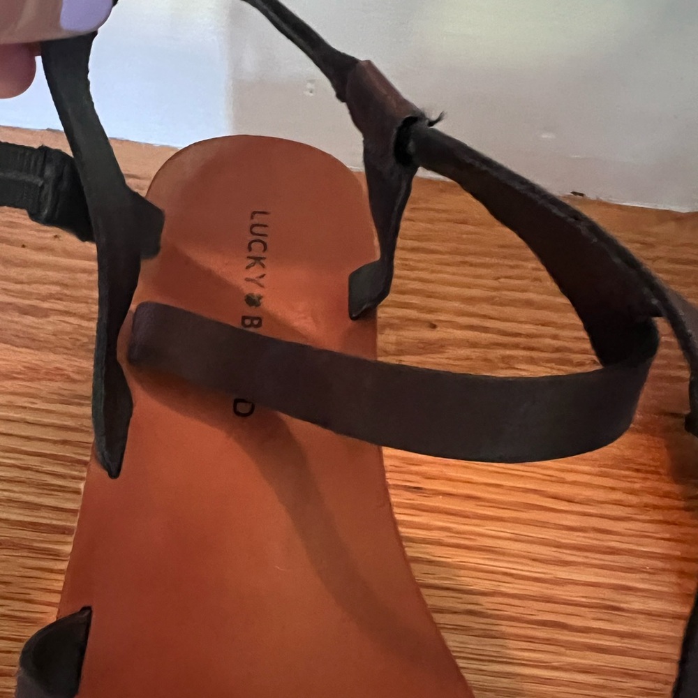 Lucky Brand-Women’s Black Sandals - Picture 5 of 6